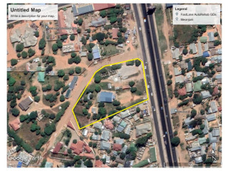 Prime land for sale suitable for a filling station strategically located just after heroes stadium